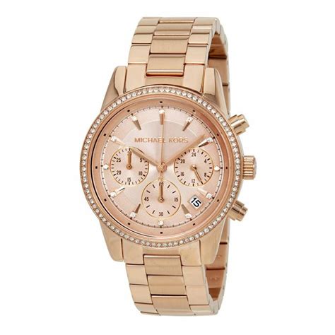 michael kors ritz bling watch|mk rose gold watch sale.